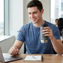 CONTIGO - Vaso Térmico Contigo® Mug Huron Sake 473 ML Tecnología SNAPSEAL™