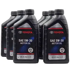 TOYOTA - Pack 6 Aceite de Motor 5W-30 Original 946 ML