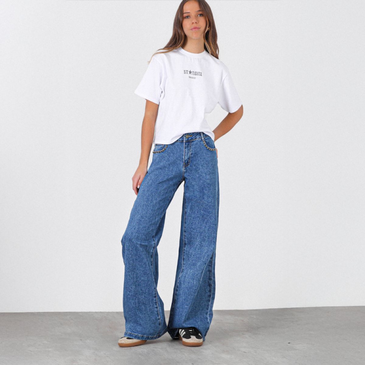 RAINDOOR - Pantalón Estrella Bolsillo Mujer Raindoor