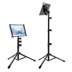 GENERICO - Trípode Soporte Para iPad Tablet Celular Ajustable 45-145cm