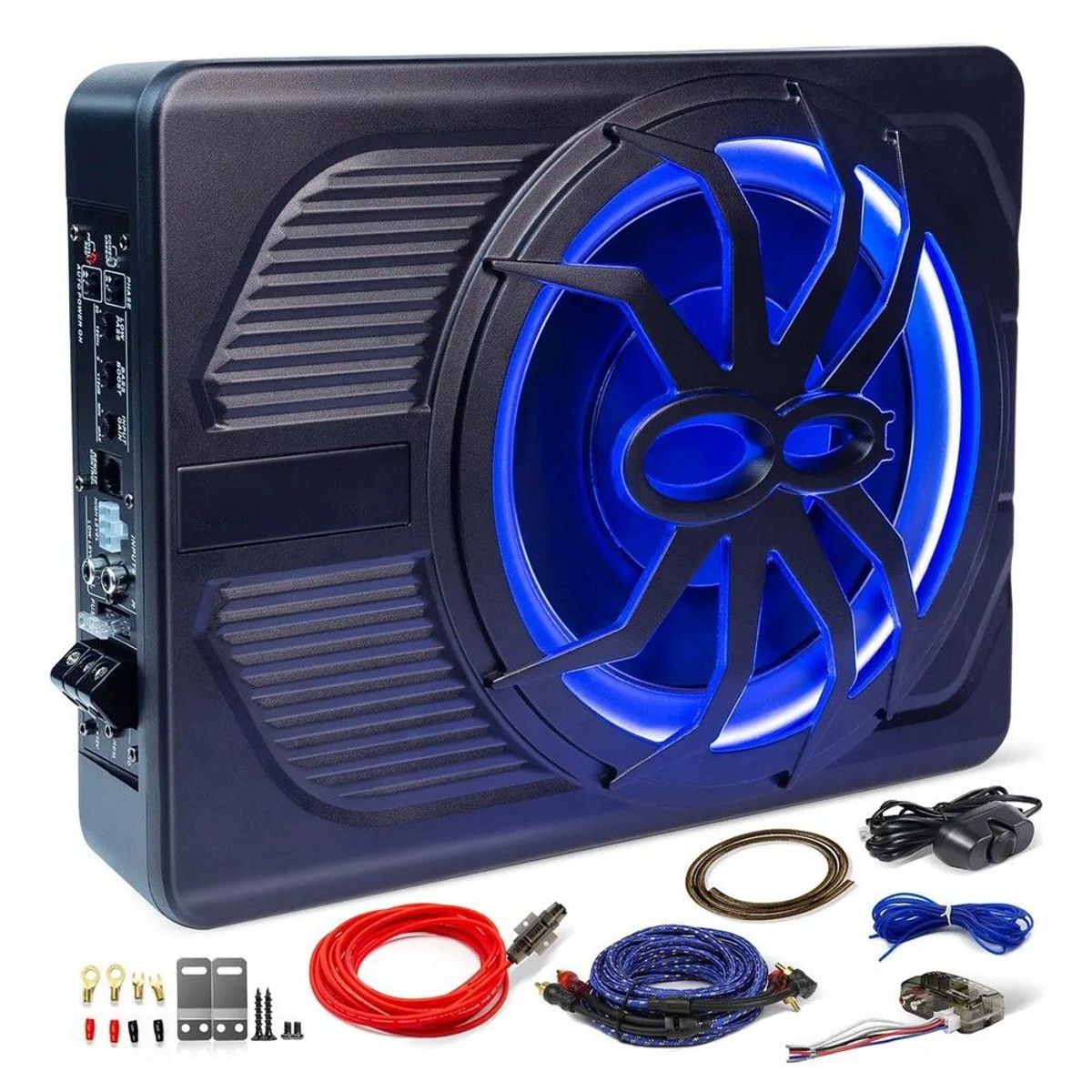 GENERICO - Subwoofer Amplificador 10 Pulgadas Bocinas Para Carros 800w