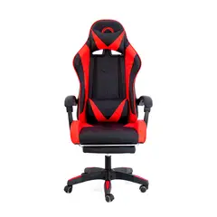 NIBIO - Silla Gamer GC035 Reclinable 160° Apoya Pies Roja
