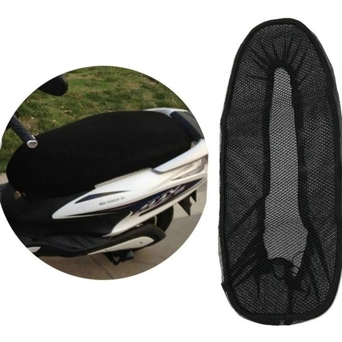 GENERICO - Cubre Y Funda Para Asiento De Motocicletas Universal