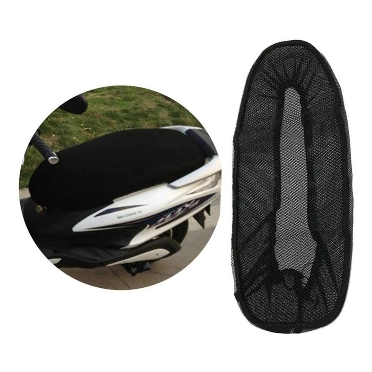 GENERICO - Cubre Y Funda Para Asiento De Motocicletas Universal