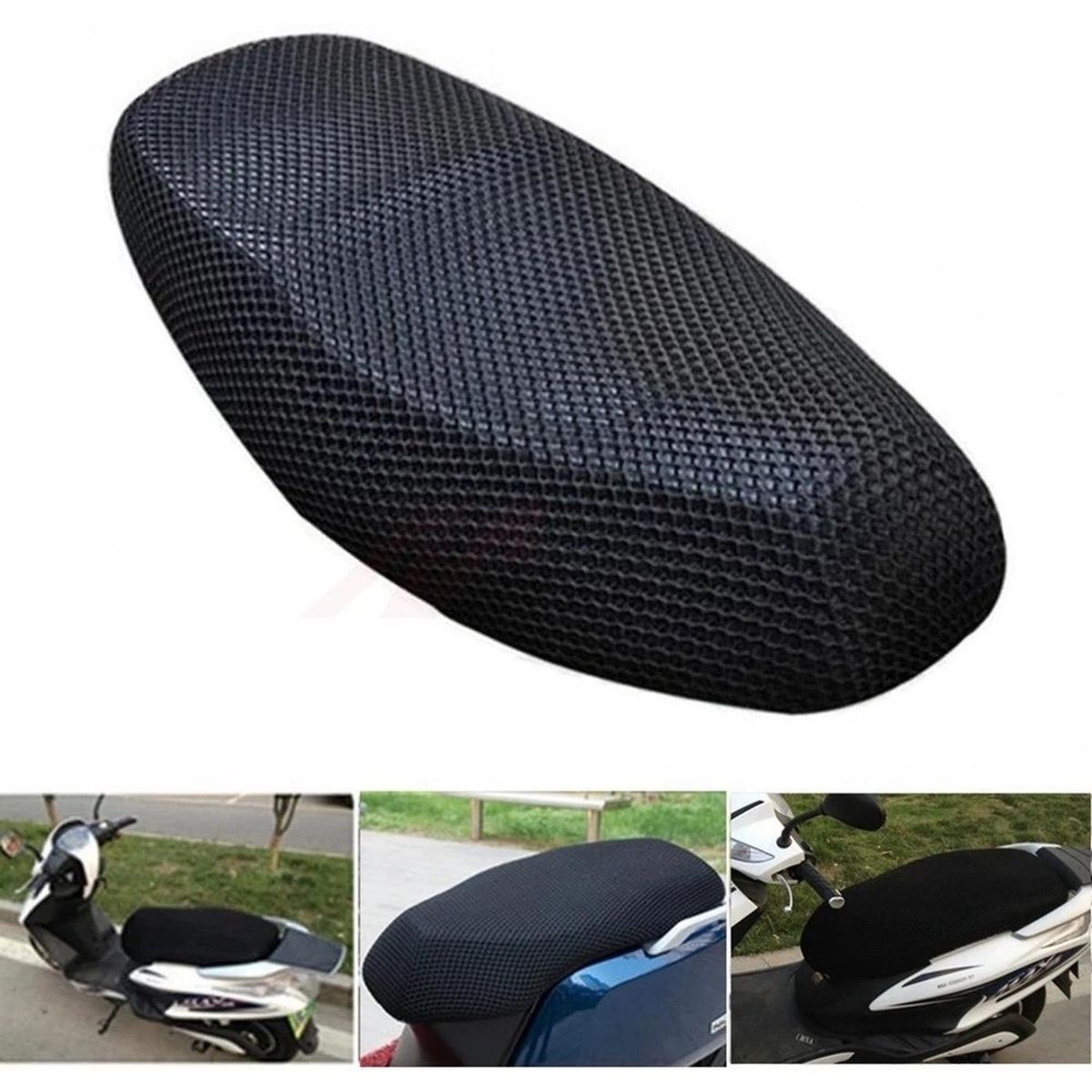 GENERICO - Cubre Y Funda Para Asiento De Motocicletas Universal