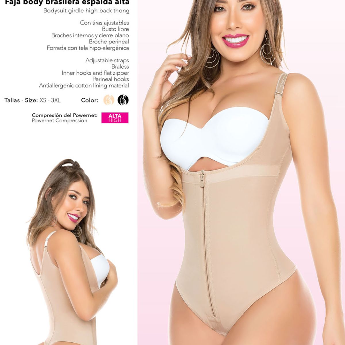 FAJAS SALOME - Faja Salomé Body Brasilera Ref: 351  Alta Compresion