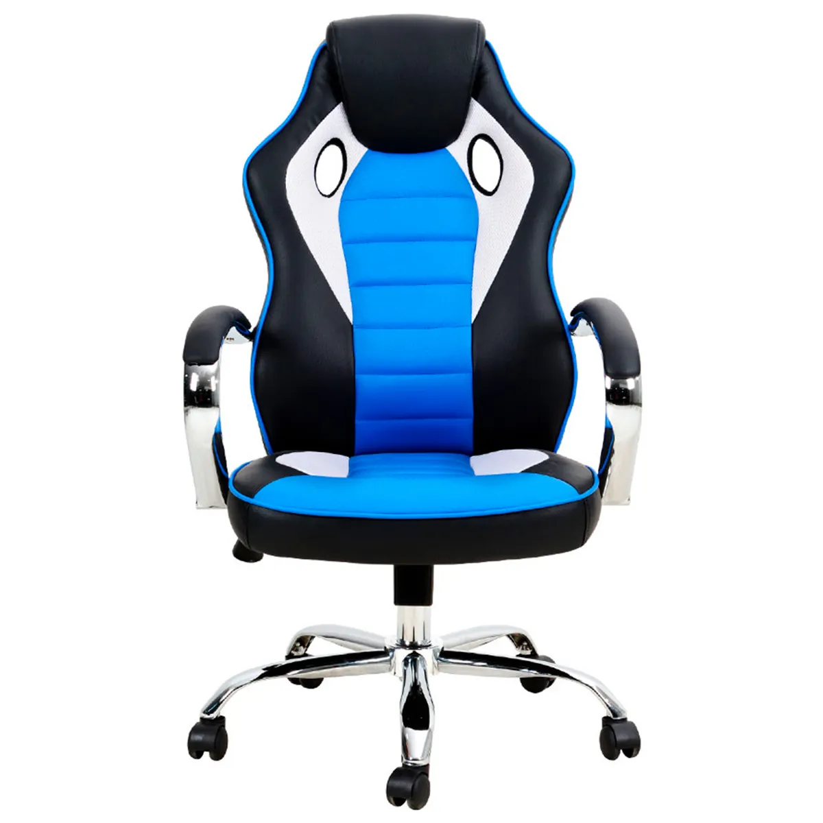 NIBIO - Silla Gamer Nibio Rookie Reclincable Cuero PU Azul