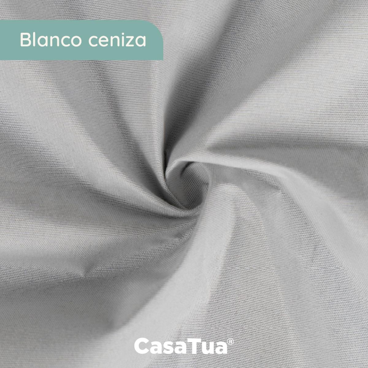 CASATUA - Cortina Blackout 100% Casatua Set 2 Paños 220x135cm Engomada - Blanco