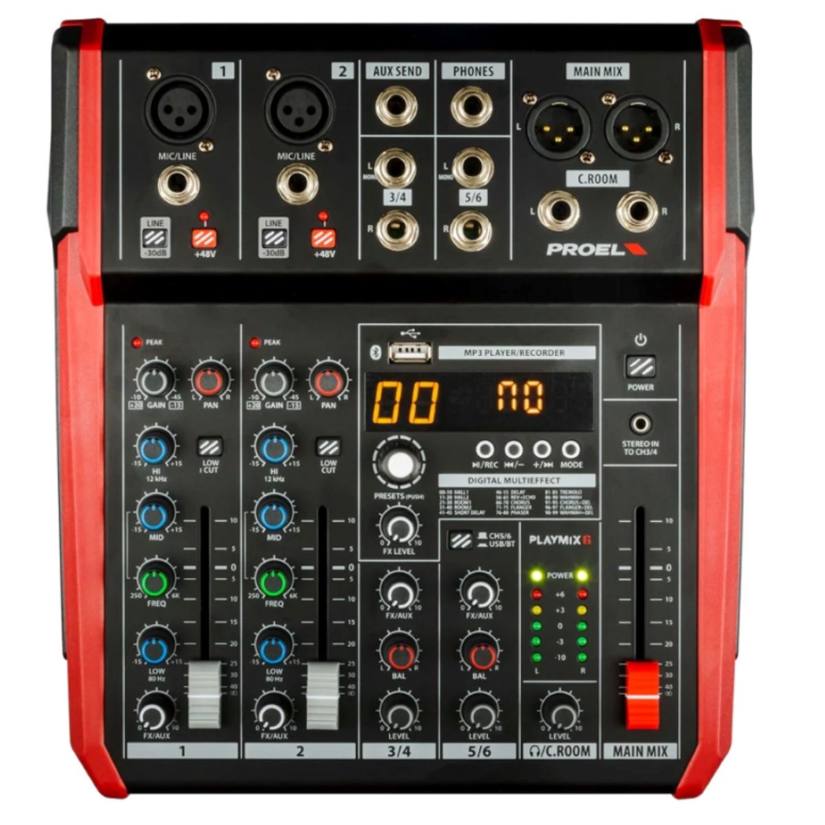 PROEL - Mezcladora Mixer Proel PlayMix 6