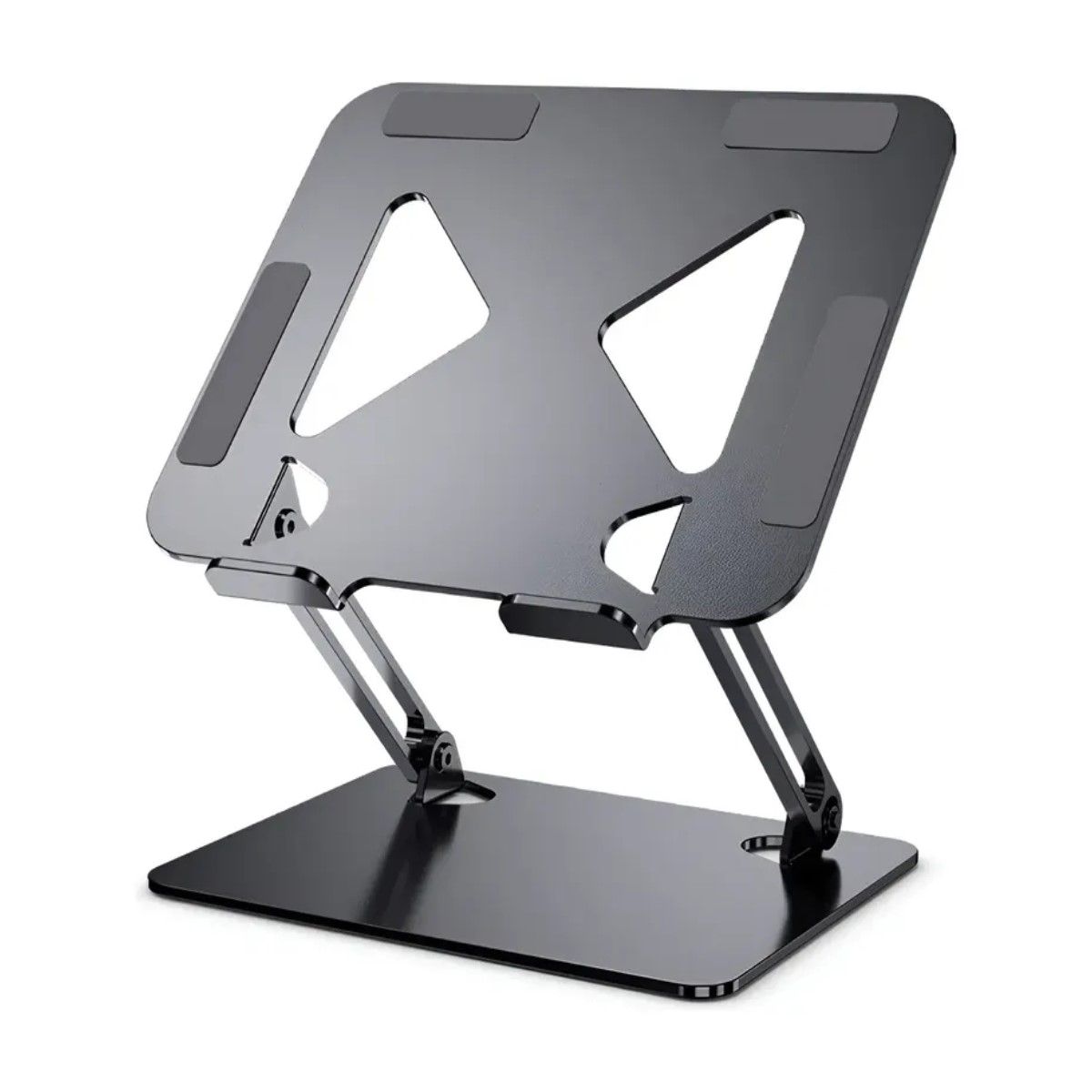 GENERICO - Soporte Base Alzador Notebook Laptop Mac Plegable Ajustable Gris BELUG