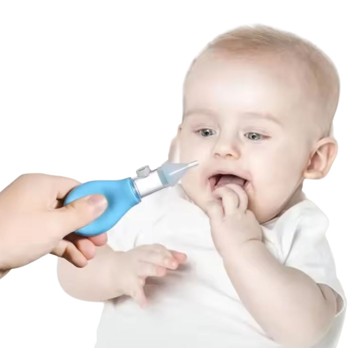 GENERICO - Aspirador Nasal Para Bebe Con Pinza Sacamoco