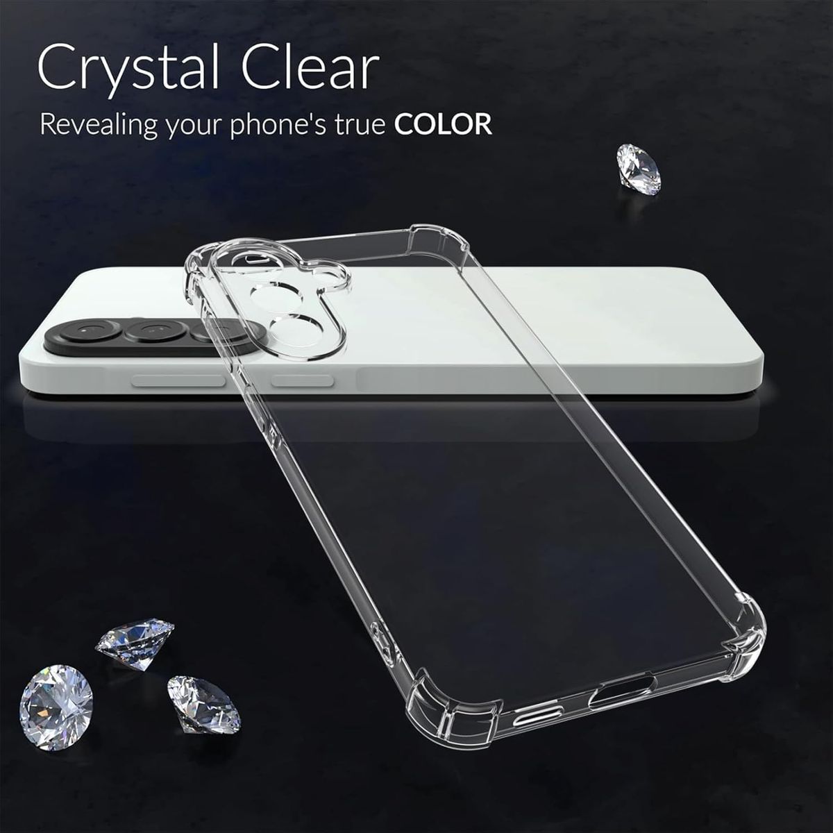 GENERICO - Carcasa Para GALAXY A57 Funda Transparente Esquinas Reforzadas