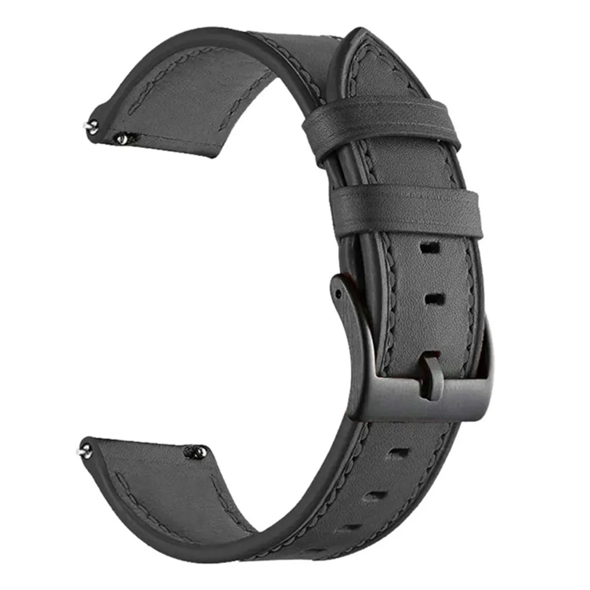GENERICO - Correa De Cuero Para Xiaomi Watch 5 Active 5 Lite / Watch 3 Active 3 Lite Negro