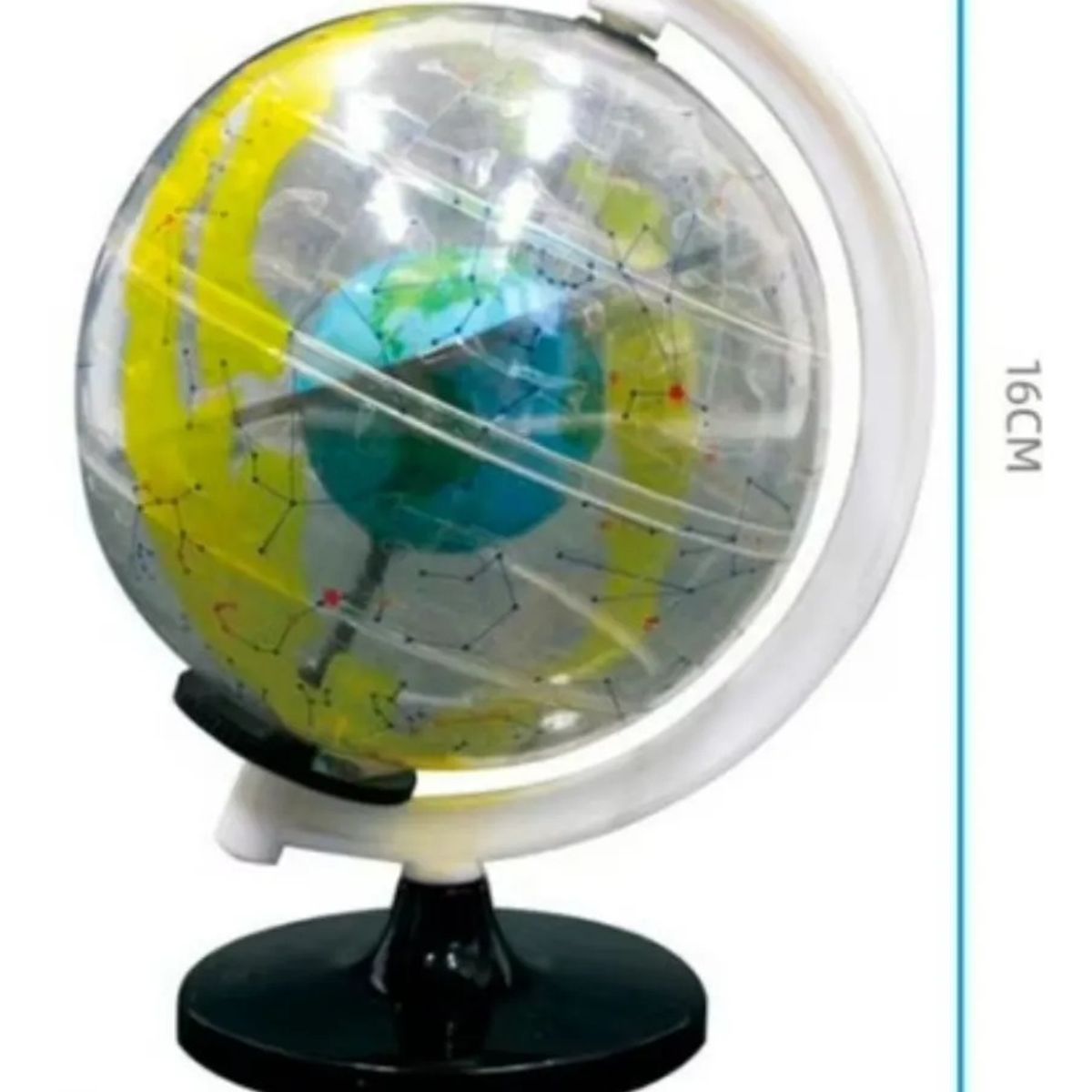 GENERICO - Globo Celestial Armable Transparente Juguete Científico
