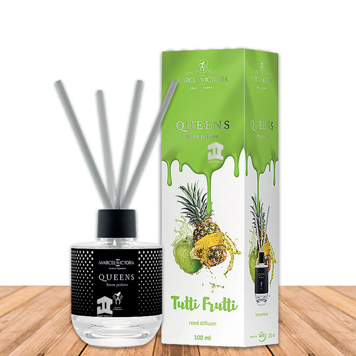 GENERICO - Reed Difusor Queens Tutti Frutti MV 100ml