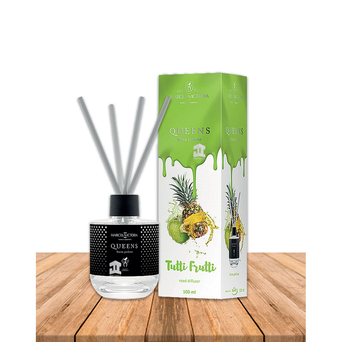 GENERICO - Reed Difusor Queens Tutti Frutti MV 100ml