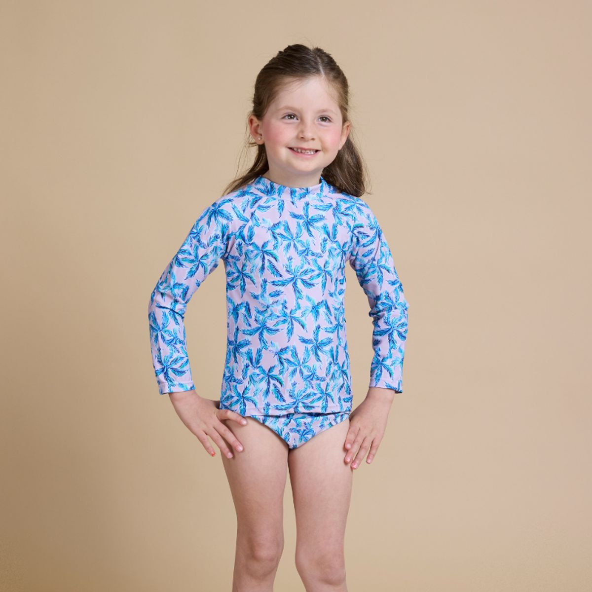 SIMPLY B - Traje de baño dos piezas tropical niña