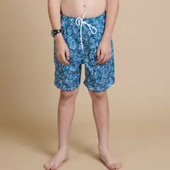 SIMPLY B - Traje de baño verano azúl niño