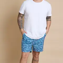 SIMPLY B - Traje de baño verano azúl hombre