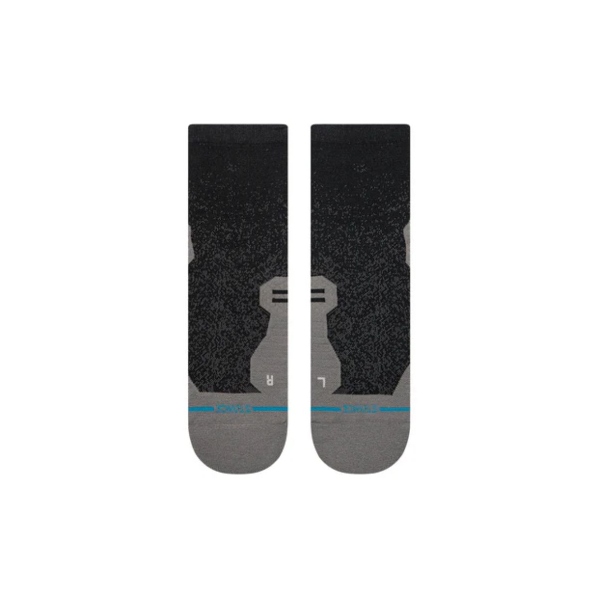 STANCE - Stance Socks Powder Split Light Quarter Black