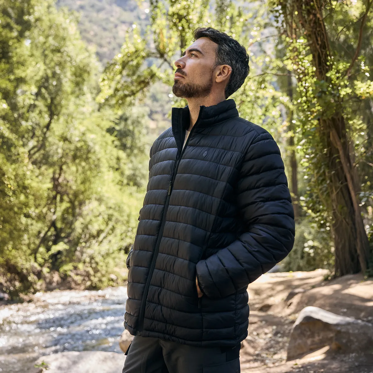 KANO - Parka Térmica Hombre Kano Villarrica Negro