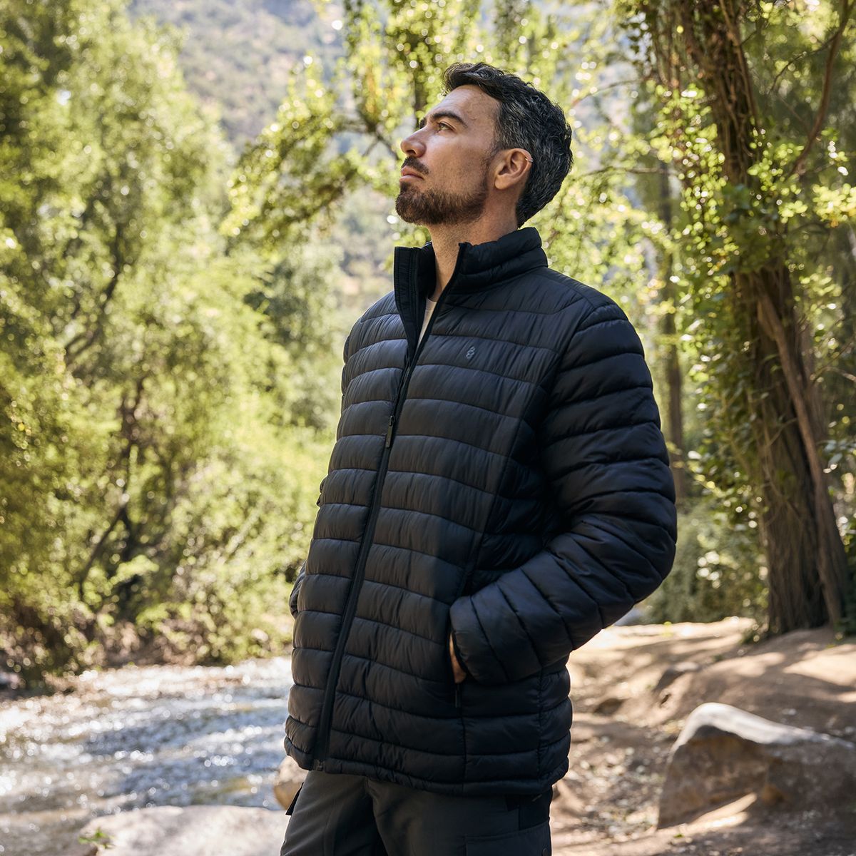 KANO - Parka Térmica Hombre Kano Villarrica Negro