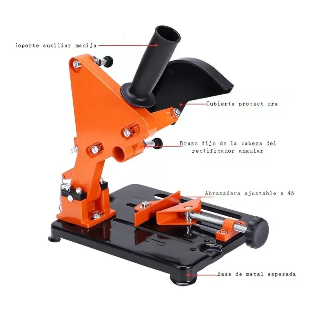 GENERICO - Soporte Esmeril Angular 4 1/2 A 5 Pulgada Prensa Esmerilador BELUG