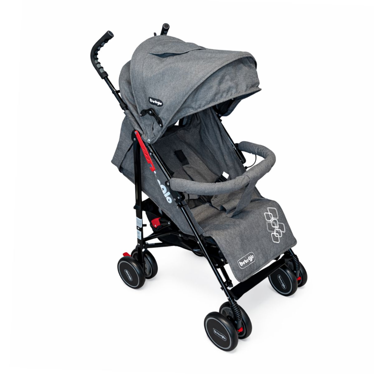 BEBEGLO - Coche Paseo Bebeglo RS-1380L-9 Gris