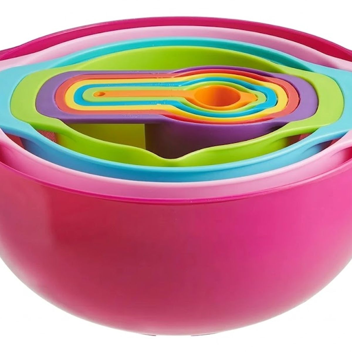 GENERICO - Set de Tazas Medidoras Cernidor Colador Bowl Cocina