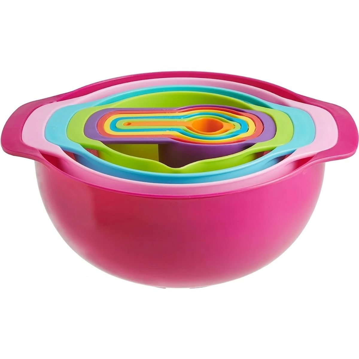 GENERICO - Set de Tazas Medidoras Cernidor Colador Bowl Cocina