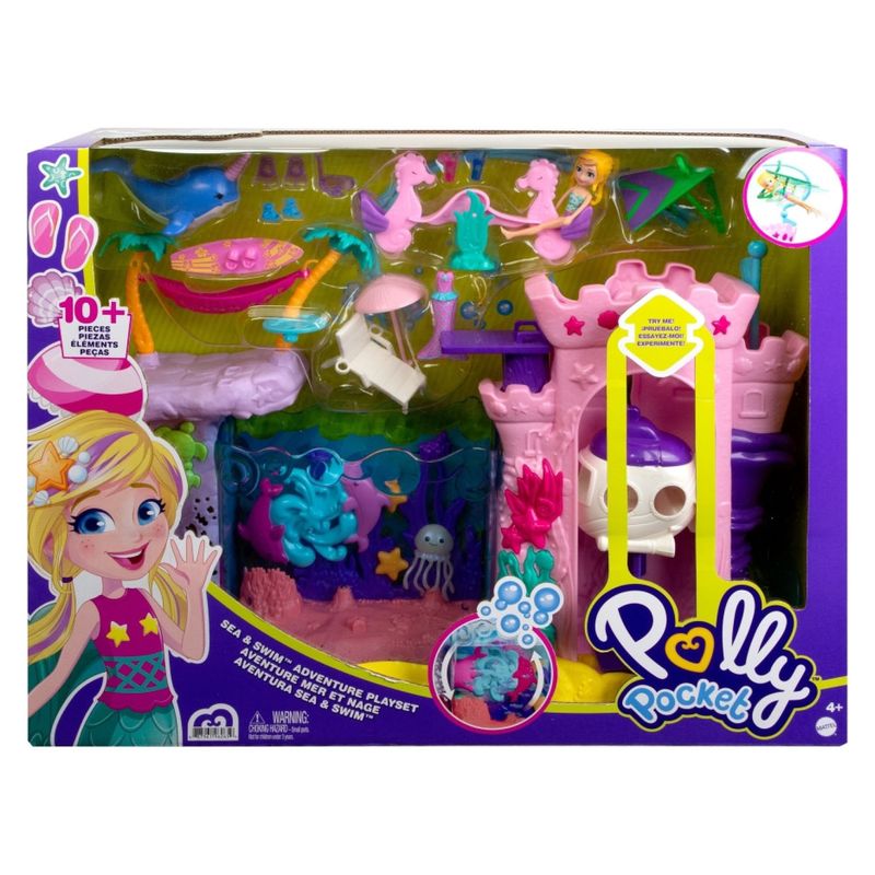 POLLY POCKET - Set De Juego Mattel Aventuras De Sirena Polly Pocket