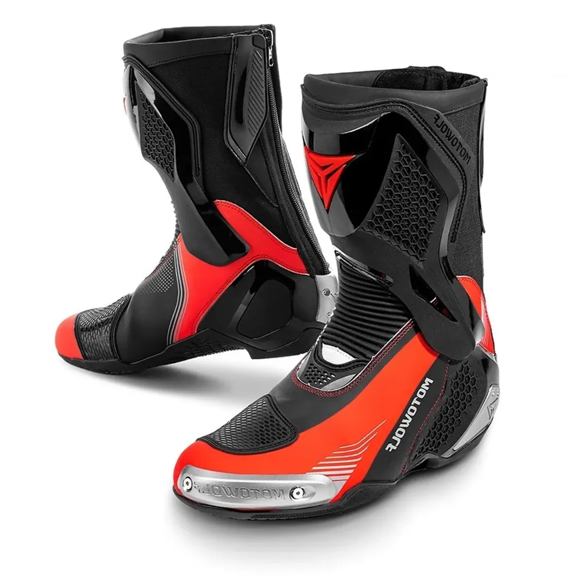 MOTOWOLF - Botas Para Motociclismo Antideslizantes Impermeables Motowolf BO1