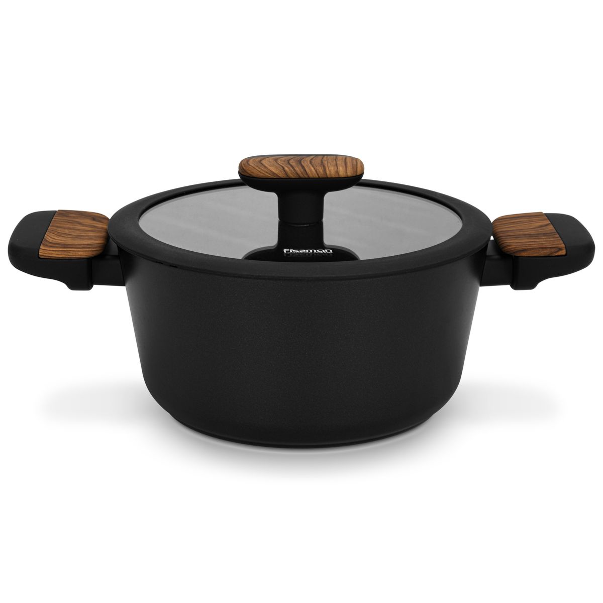 FISSMAN - Olla Feorella Con Tapa De Cristal 2.67 Litros - Fissman