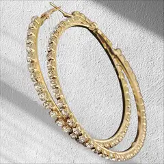 GENERICO - Aros Argolla Dorados 60 mm- Cafunè Studio