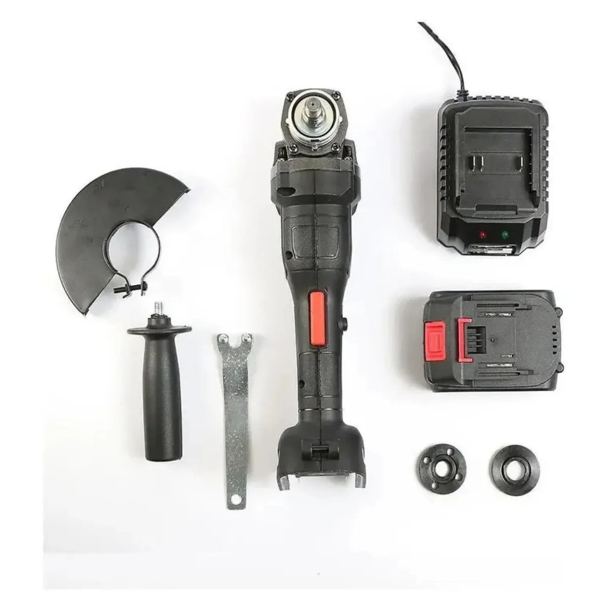 GENERICO - Esmeril Angular Inalámbrico 18v 2000w Bateria Cargador BELUG