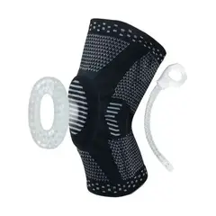 GENERICO - Rodillera Deportiva Ortopédica Soporte Lateral Artritis Gym Color Gris Talla L BELUG