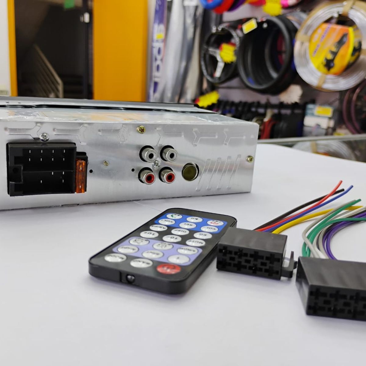GENERICO - Radio reproductor 1 Din con Bluetooth, llamadas Bluetooth, MP3, USB, SD modelo 2216