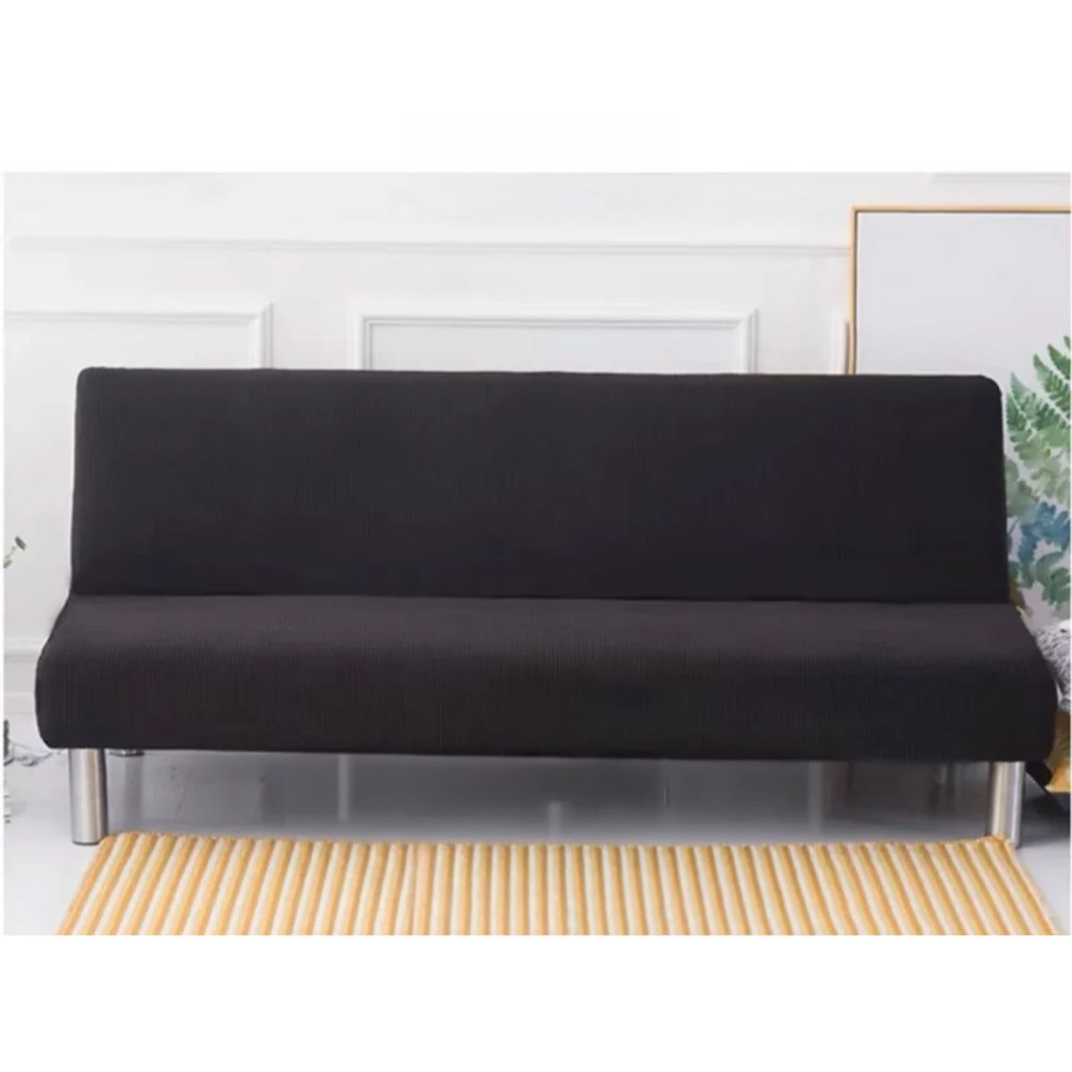 GENERICO - Funda Protectora Cubre Futon De Tela Cuadrille
