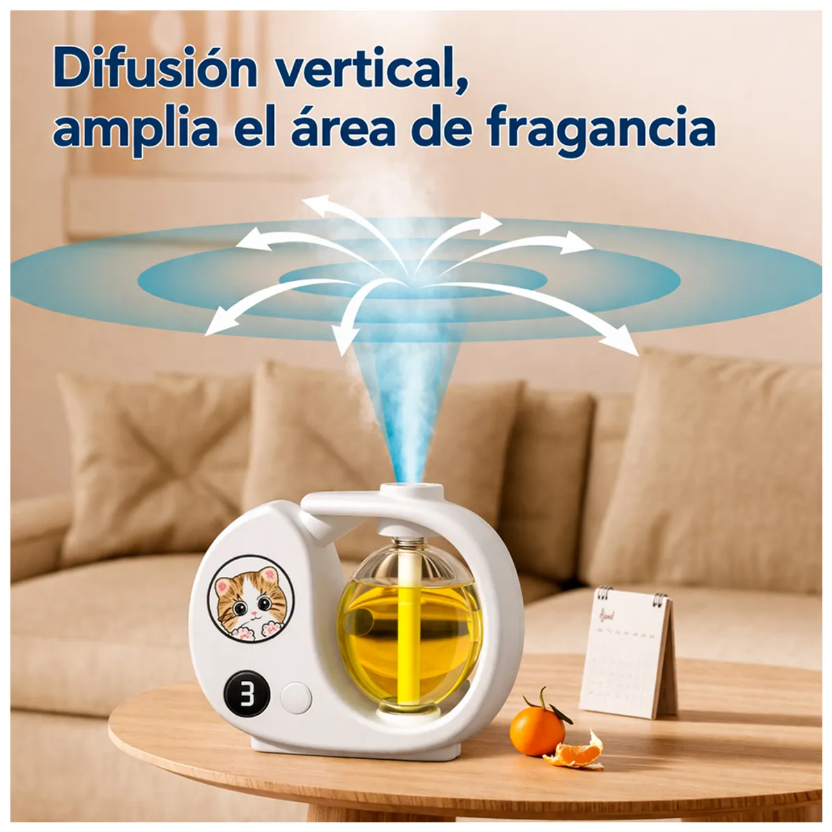 IRM - Aromatizante Difusor de Fragancia Automático Recargable Pequeño