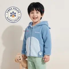 JUMP KIDS - Polerón Polar Con Capucha Invierno Bebé Niño Arctic Bear