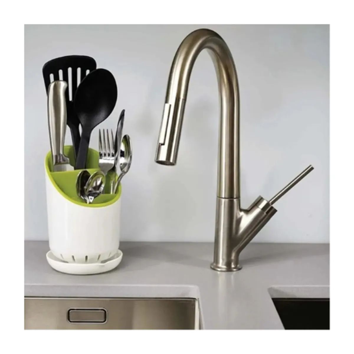 MOVI - Escurridor de Cubiertos Desmontable Diseño Práctico y Funcional