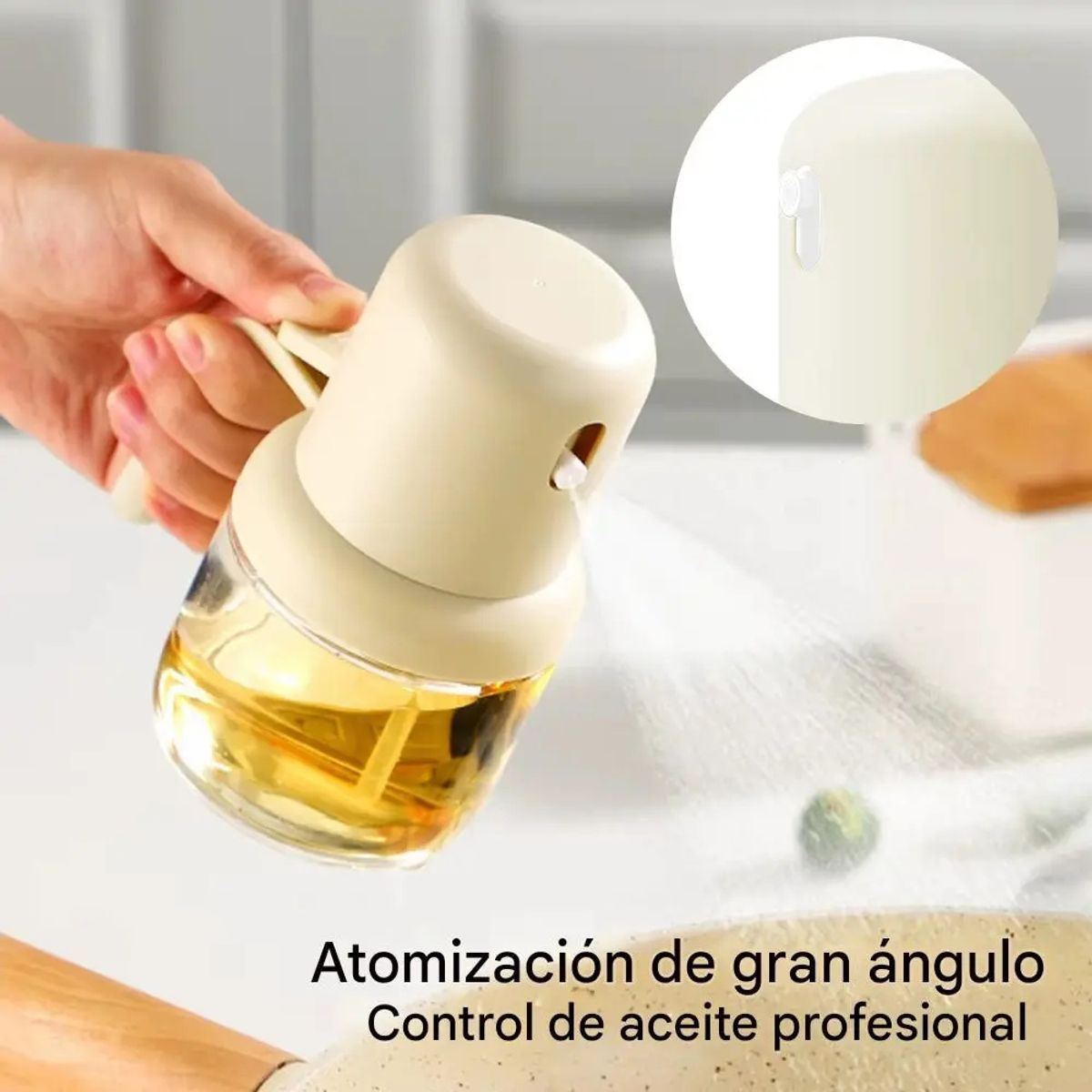 GENERICO - Rociador de Aceite Dispensador Spray Aceitera