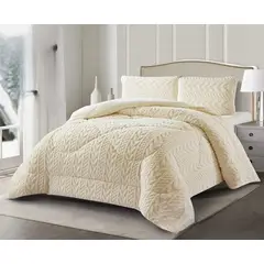 GENERICO - COBERTORES CON DISEÑOTEXTURIZADOS PARA INVIERNO SHERPAS CON CHIPORROS