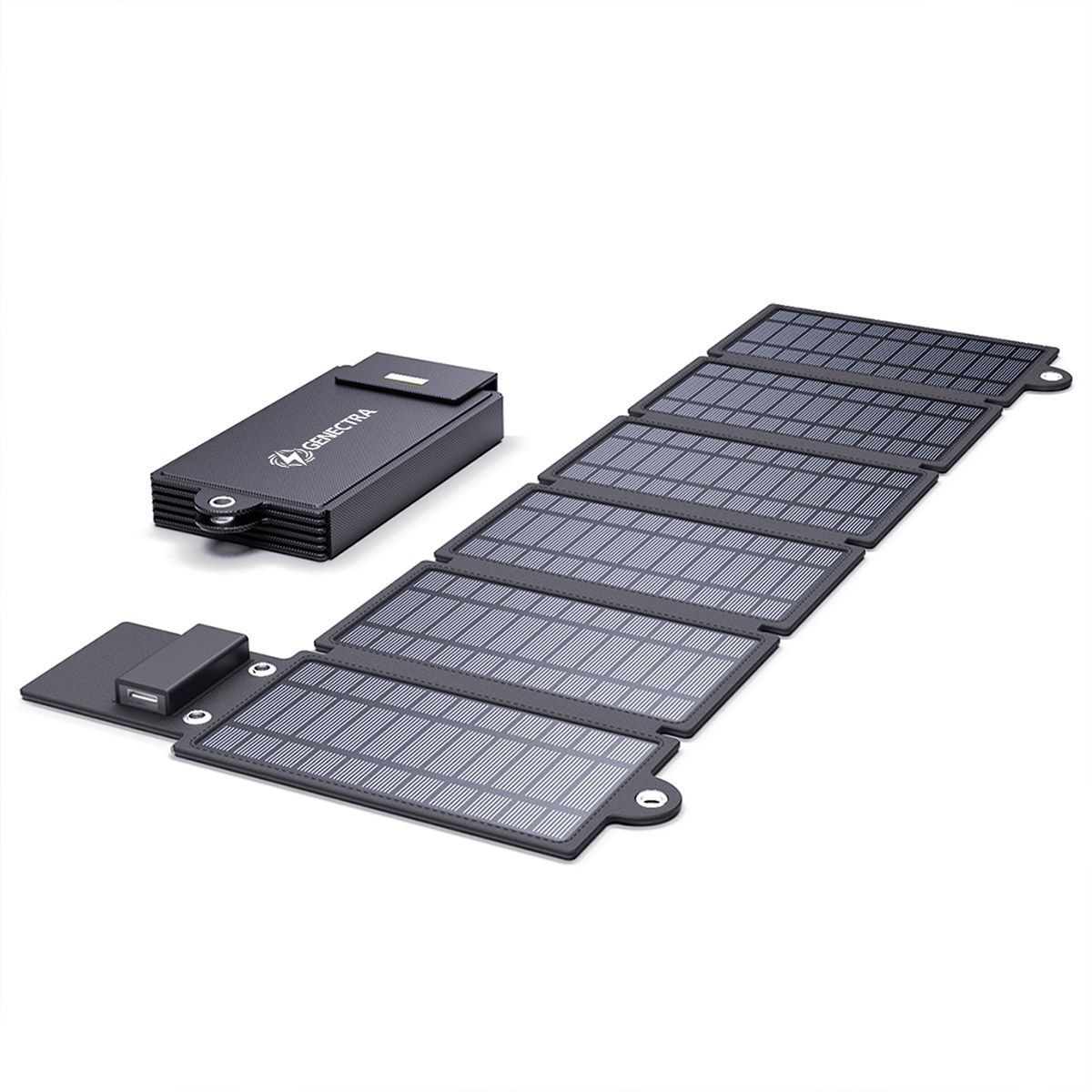 GENECTRA - Pack Cargador Power Bank 30.000mah Panel Solar 10w