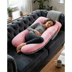 GENERICO - Almohada de Lactancia y Embarazo Multifuncional Ergonómica