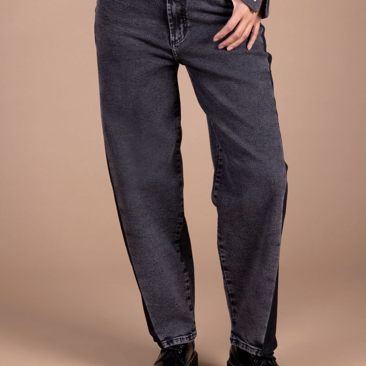 EFESIS - Jeans Balloon Tiro Medio Mujer
