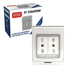 STANFORD - Tomacorriente Doble 1016a Hydrobox Exterior Ip55