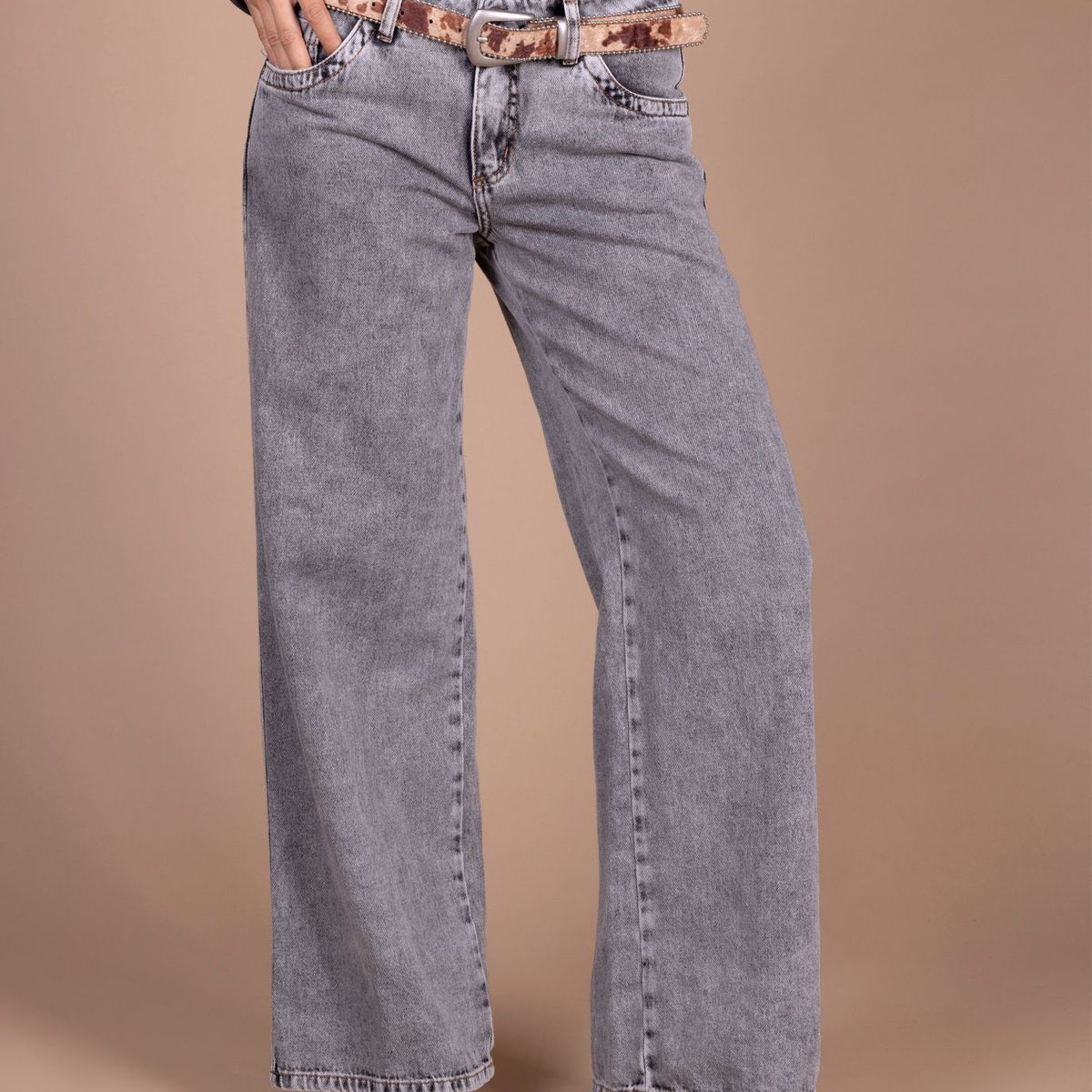 EFESIS - Jeans Wide Tiro Bajo Mujer