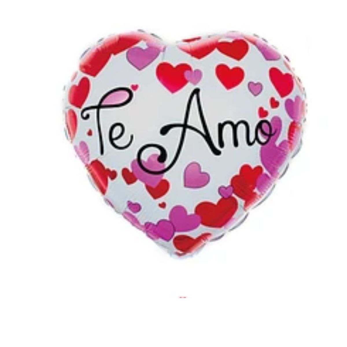 GENERICO - Globo metálico corazón te amo 45cm