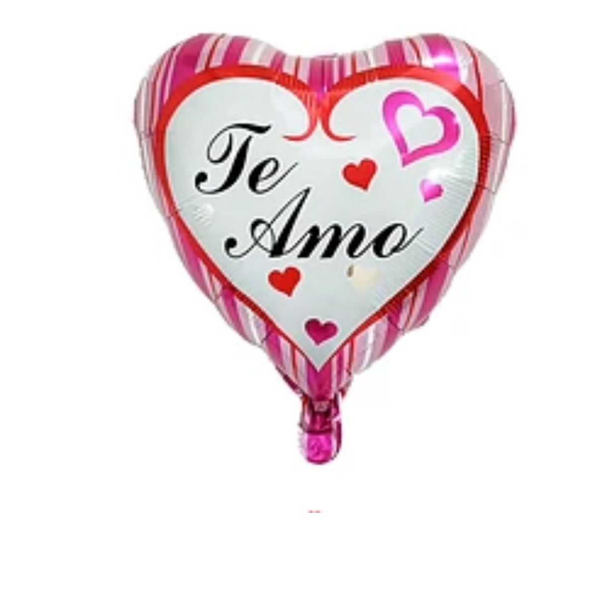 GENERICO - Globo metálico corazón te amo 45cm